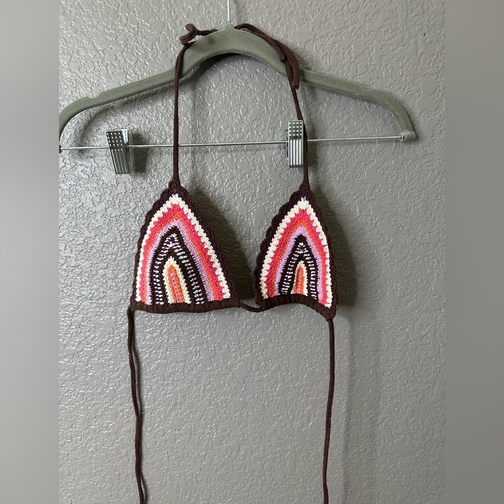 Crochet Bikini bra top size XS GAP‎
